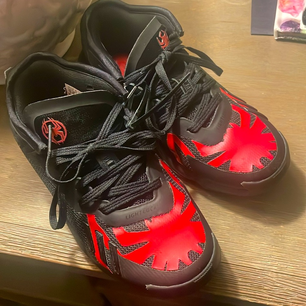 Adidas Miles Morales Basketball Shoes - Boys Size 3